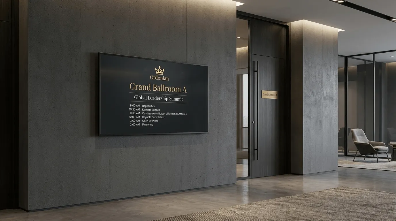Hotel digital signage and guest communication solution